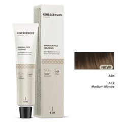 7/12 Фарба для волосся безаміачна Kinessences Color OES+V - Попіл Середній блондин, 100 мл