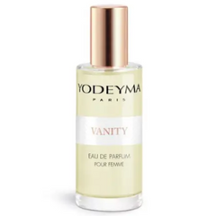 Жіночі парфуми Yodeyma Vanity Персик Фіалка Ваніль, 15 мл (тестер)