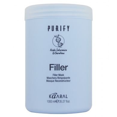 Kaaral Purify Filler Маска с кератином и гиалуроновой кислотой для обезвоженных и ломких волос, 1000 мл