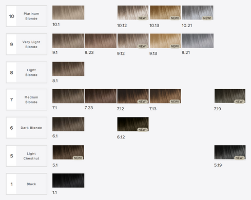 7/12 Фарба для волосся безаміачна Kinessences Color OES+V Іспанія Попіл - Середній блондин 100 мл