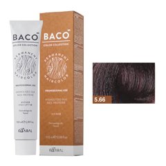 5/66 Краска для волос Kaaral BACO color collection - светло-каштановый рыжевато-насыщенный, 100 мл.