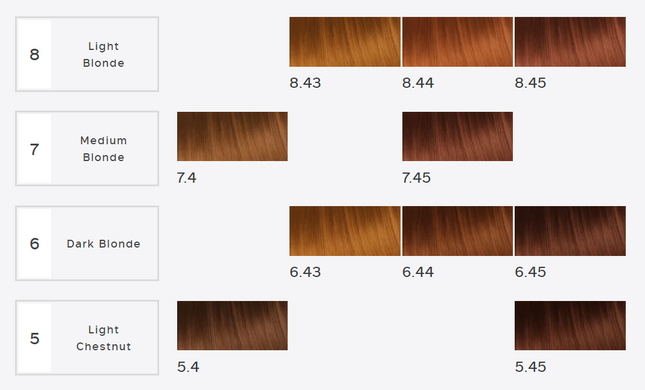 6/44 Фарба для волосся Kincream Color CRK+V Іспанія Мідний - Темно-русявий 100 мл
