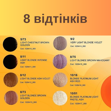8/12 Деміперманентна фарба для волосся Inebrya Demi &mdash; Світлий блонд попелясто-фіолетовий, 100 мл