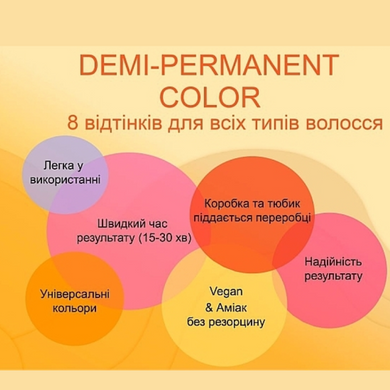 8/12 Деміперманентна фарба для волосся Inebrya Demi &mdash; Світлий блонд попелясто-фіолетовий, 100 мл