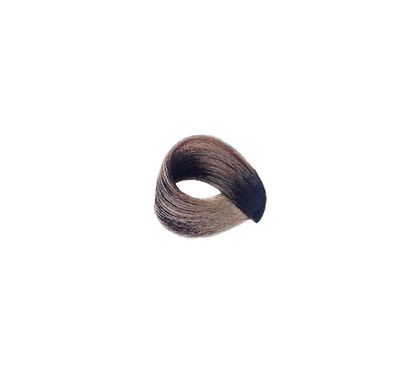 4/17 Стійка безаміачна крем-фарба для волосся KROM Emotion Colour Free - Коричневий попелясто-коричневий, 100 мл