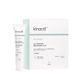 Глина  KINACTIF №8 Scalp Oil Control Balancing Clay для контролю жирності шкіри голови, 3x15 мл