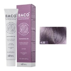 8/22 Краска для волос Kaaral BACO color collection - светлый блондин интенсивный фиолетовый, 100 мл.