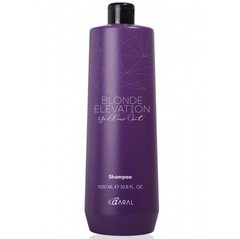 Kaaral Elevation YELLOW OUT Shampoo - Шампунь для обесцвеченных, светлых и мелированных волос, 1000 мл