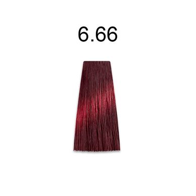 6/66 Краска для волос Kaaral Baco Color Fast 10 MIN темный блондин интенсивный красный, 100 мл
