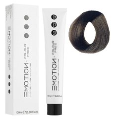 5/0 Стійка безаміачна крем-фарба для волосся KROM Emotion Colour Free - Світло-кричневий, 100 мл