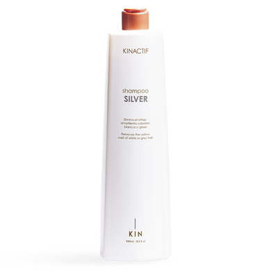 KINACTIF Silver Shampoo KIN Шампунь для мытья седых и осветленных волос 1000 мл