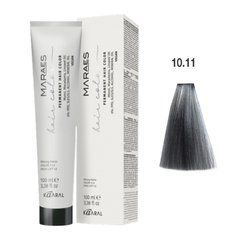 10/11 Краска для волос Kaaral Maraes Vegan Permanent Hair Color - Платиновый блондин интенсивный пепельный, 100 мл