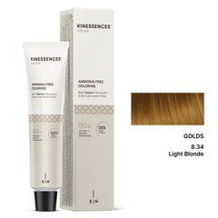 8/34 Фарба для волосся безаміачна Kinessences Color OES+V - Золотий Світло-русявий, 100 мл