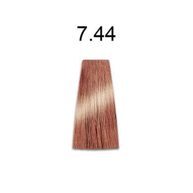 7/44 Фарба для волосся Kaaral Baco Color Fast 10 MIN блондин інтенсивний мідний, 100 мл