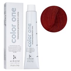 CR Красный усилитель-корректор. Стойкая крем-краска для волос Color One KROM, 100 мл