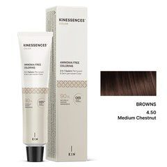 4/50 Фарба для волосся безаміачна Kinessences Color OES+V - Коричневий Середній каштан, 100 мл