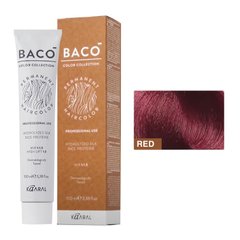 RED Краска для волос Kaaral BACO color collection - красный контраст, 100 мл