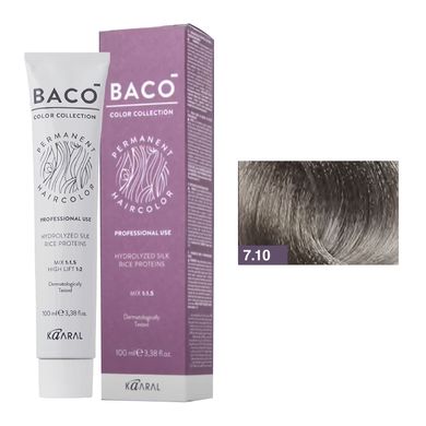 7/10 Фарба для волосся Kaaral BACO color collection - попелястий блондин, 100 мл