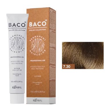 7/30 Краска для волос Kaaral BACO color collection - золотисто-русый, 100 мл.