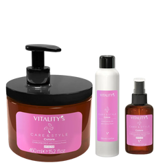 Набір Vitality's C&S Colore &mdash; Гель-маска + Спрей-блиск + Сироватка-термозахист для фарбованого волосся, 450 мл / 250 мл / 150 мл