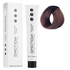5/8 Стійка безаміачна крем-фарба для волосся KROM Emotion Colour Free - Світло-коричневий фундук, 100 мл