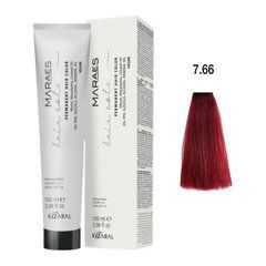 7/66 Краска для волос Kaaral Maraes Vegan Permanent Hair Color - Блондин интенсивный красный, 100 мл