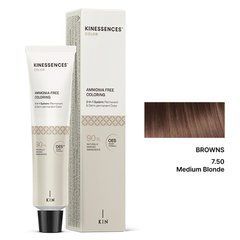 7/50 Фарба для волосся безаміачна Kinessences Color OES+V - Коричневий Середній блондин, 100 мл