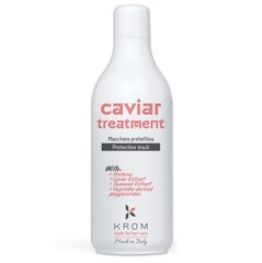 Маска защитная с экстрактом икры для волос - KROM Caviar treatment, 1000 мл
