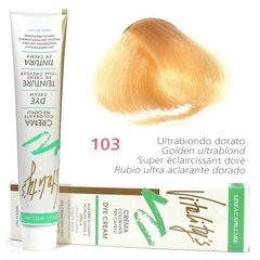 103 Краска для волос с экстрактами трав Vitality’s Collection – Золотистый ультра блонд, 100 мл
