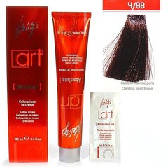 4/98 Фарба для волосся з олійним коктейлем Vitality’s Art Absolute – Перлинно-шоколадний шатен, 100 мл
