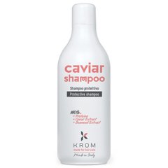 Шампунь захисний з екстрактом ікри для волосся - KROM Caviar shampoo, 1000 мл