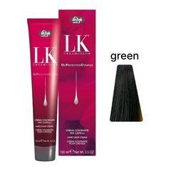 Green Фарба для волосся Lisap LK OPC - Зелений, 100 мл