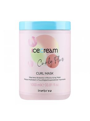 Inebrya Ice Cream Curly Plus Маска для кучерявого волосся 1000 мл