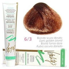 6/3 Фарба для волосся з екстрактами трав Vitality’s Collection – Золотистий темний блондин, 100 мл
