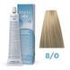 8/0 Безаміачна крем-фарба для волосся INEBRYA BIONIC COLOR - СВІТЛО-РУСЯВИЙ, 100 мл