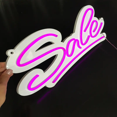 LED вывеска "Sale", неоновая вывеска для бизнеса, неоновая табличка, 51x22 см