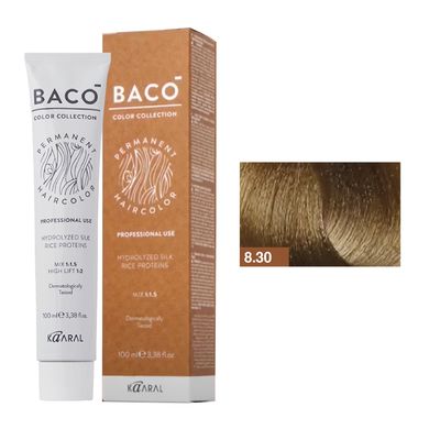 8/30 Краска для волос Kaaral BACO color collection - светло-русый золотистый, 100 мл.