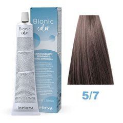 5/7 Безаміачна крем-фарба для волосся INEBRYA BIONIC COLOR - ЕКСТРА ШОКОЛАД, 100 мл
