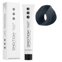 1/0 Стійка безаміачна крем-фарба для волосся KROM Emotion Colour Free - Чорний, 100 мл