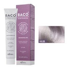 10/22 Фарба для волосся Kaaral BACO color collection - платиновий блондин інтенсивний фіолетовий, 100 мл