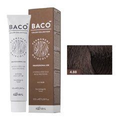 4/88 Краска для волос Kaaral BACO color collection - Средне-коричневый насыщенный брюнет, 100 мл