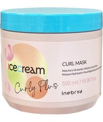 Inebrya Ice Cream Curly Plus Маска для кучерявого волосся 500 мл