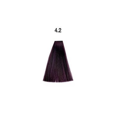 4/2 Фарба для волосся Kaaral Maraes Vegan Permanent Hair Color - Фіолетовий шатен, 100 мл