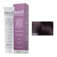 5/20 Краска для волос Kaaral BACO color collection - светлый фиолетовый каштан, 100 мл.