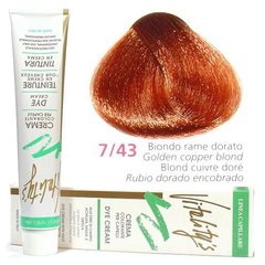 7/43 Фарба для волосся з екстрактами трав Vitality’s Collection – Мідно-золотистий блондин, 100 мл