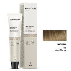 8/0 Фарба для волосся безаміачна Kinessences Color OES+V - Натуральний Світло-русявий, 100 мл
