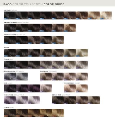 6/44 Фарба для волосся Kaaral BACO color collection - темний блондин інтенсивно мідний, 100 мл