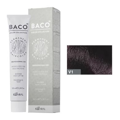 V1 Краска для волос Kaaral BACO color collection - фиолетовый микстон, 100 мл.