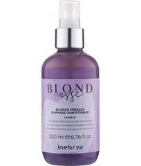 INEBRYA Двухфазный кондиционер для светлых волос 200 мл Blondesse Blonde Miracle Bi-Phase