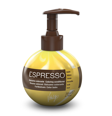 Vitality’s balsam Espresso Yellow - Восстанавливающий бальзам с красящим эффектом Желтый 200 мл